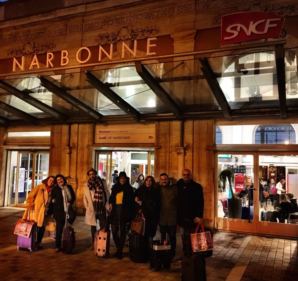 Nuestra llegada a Narbonne.
