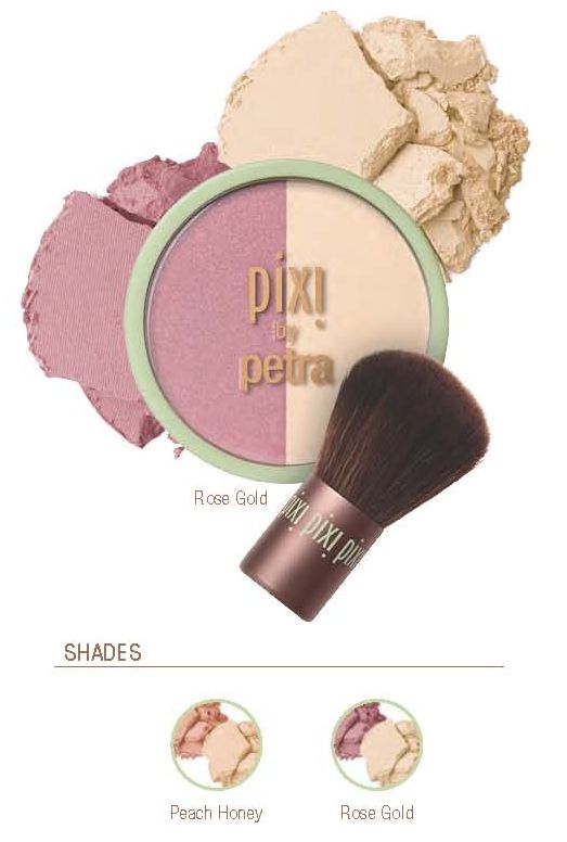 Beauty blush duo + Kabuki. Dúo blush súper sedoso con brochas de cerdas de kabuki