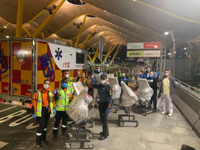 La ayuda inestimable de la Guardia Civil y Sanitarios.