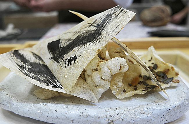 Entrante_crujiente arroz_pan sepia