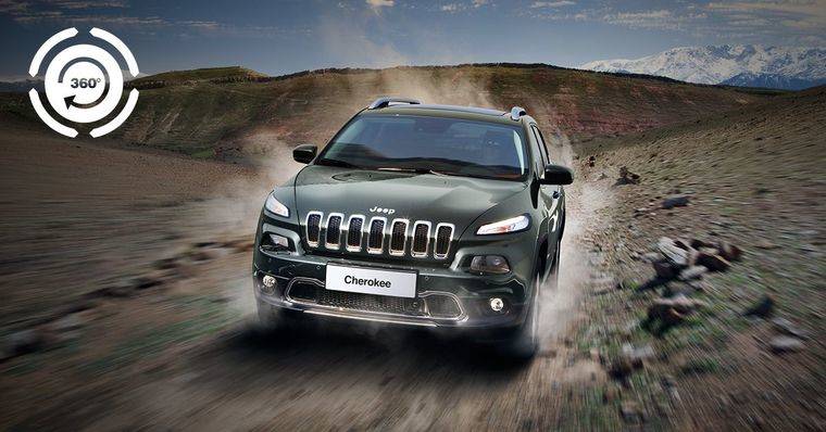 Jeep muestra en Facebook una prueba de conducción todo terreno en 360°
