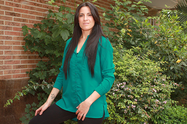 Almudena López, portavoz de la plataforma Aceitedemipueblo.com