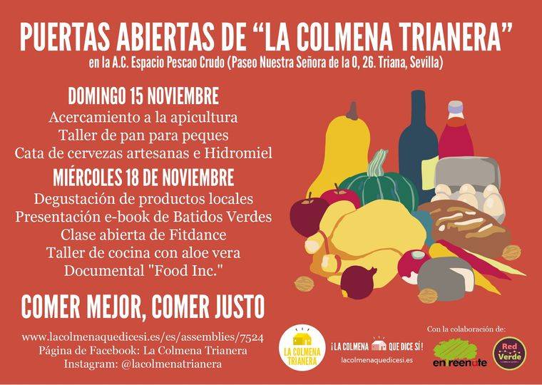 Degustaciones, picnics colectivos, talleres de cocina y visitas al campo, durante la semana de Puertas Abiertas de ¡La Colmena Que Dice Sí!