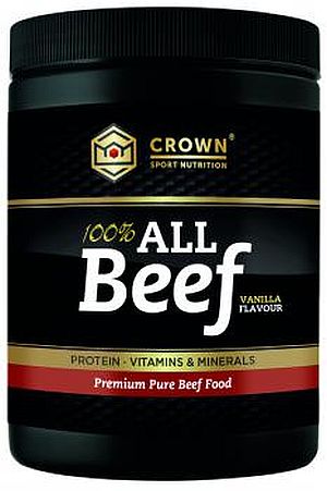 Crown Sport Nutrition lanza al mercado 100% All Beef, el primer alimento concentrado en polvo de carne de vacuno que maximiza la fuerza y potencia en deportistas