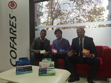 de izquierda a derecha: José L. Rojano Jorge (Presidente de WUG) / Octavio García-Burguera (Gerente de CORE) / Federico Calzado Castro (Director General de WUG)