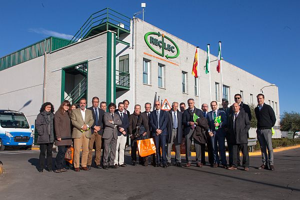 Una Comisión de Investigación del Parlamento de Italia visita RECILEC para informarse sobre el tratamiento adecuado de los RAEE y los circuitos ilegales