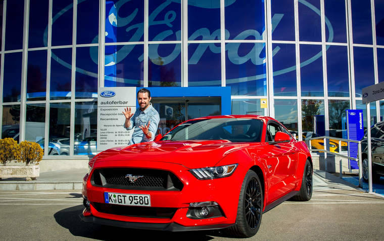 Dani Mateo, embajador del Nuevo Ford Mustang en España