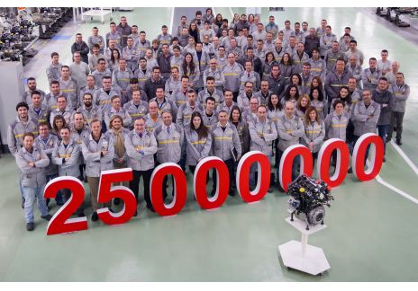 25 millones de motores producidos en la factoría de pucela
 