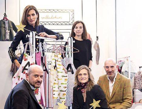 Carlos Urroz, director de ARCOmadrid; Nieves Álvarez, modelo y diseñadora de N+V; Belén Villalobos, de N+V; Cristina Cuadrado, de Fundación Pequeño Deseo, y Carlos Ávila, de DKV.
