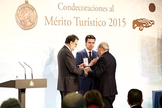 Mariano Rajoy, José Manuel Soria y Rufino Calero 