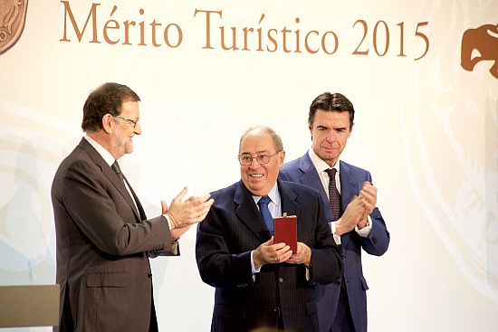 Mariano Rajoy, José Manuel Soria y Rufino Calero