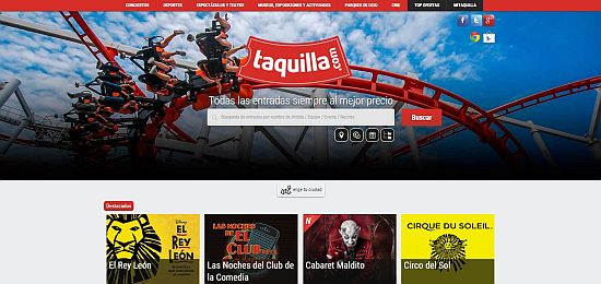 Taquilla.com crece un 350% en 2015
