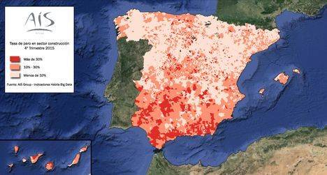 El empleo en la Construcción se redujo a más de la mitad entre 2008 y 2015