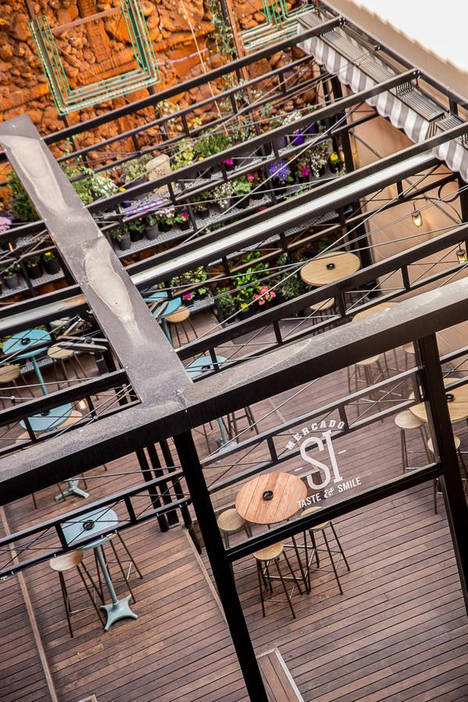 El Mercado de San Ildefonso, ofrece el terraceo más cool en el centro de Madrid