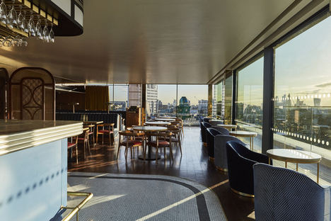 Leicester Square rooftop bar and restaurant. 