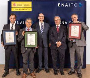 ENAIRE renueva sus certificados de Calidad, Medio Ambiente y Seguridad y Salud