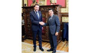 Alcalde de la ciudad de Valladolid recibe al Embajador de Nicaragua