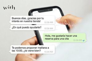 WITH reinventa las Apps de banca gracias a la mensajería instantánea y reconocimiento facial