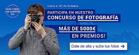 GTI lanza un concurso de fotografía para sus clientes con más de 5.000€ en premios