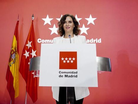 Presidenta de la Comunidad de Madrid, Isabel Díaz Ayuso.