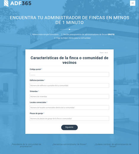 ADF365: el comparador de presupuestos de administradores de fincas