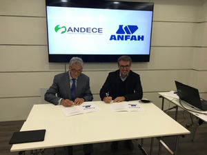 ANDECE y ANFAH firman un acuerdo encaminado al avance en la ruta a la descarbonización
