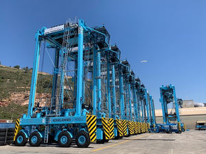 Nuevo sistema de gestión de flotas con pesaje automático de APM Terminals Barcelona
