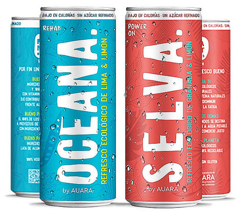 AUARA presenta Planet Drinks, la primera marca de refrescos funcionales, ecológicos y de comercio justo del mundo