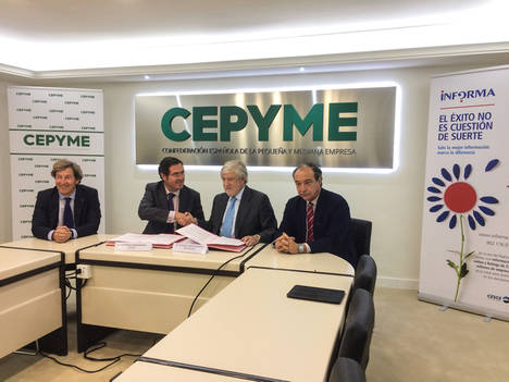 CEPYME e Informa D&B firman un acuerdo de colaboración