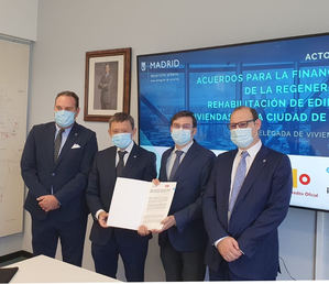 UCI y la EMVS de Madrid firman un acuerdo para favorecer la rehabilitación del parque de viviendas de la capital