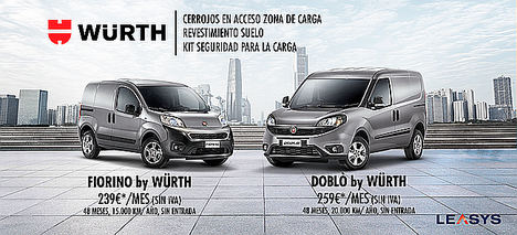 Acuerdo entre Fiat Professional y Würth