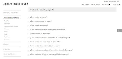 Adolfo Domínguez confía en Inbenta para mejorar la atención al cliente