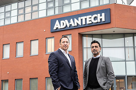 De izqda. a dcha.: Dirk Finstel, Director General Adjunto y Jash Bansidhar, Director General de Advantech Europe.