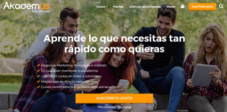 Nace Akademus, la 1ª academia digital con más de 1.500 cursos online gratuitos