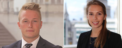 Alexander Monk e Isabella Hervey-Bathurst, analistas de Renovables y Cambio Climático de Schroders.