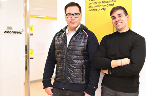 Antonio Cantalapiedra y Abel Navajas, cofundadores de Woonivers.