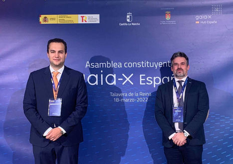 Antonio García Romero, Director General Adjunto de Teldat (izq.), y Raúl Vicente Martínez,  Responsable de Ciberseguridad y Servicios Cloud de la compañía.
