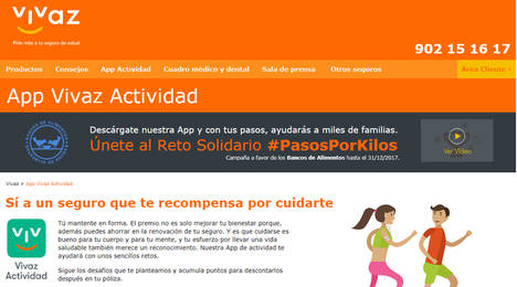 El Reto Solidario de Vivaz completa su primera etapa y aporta 25.000 raciones de comida a los Bancos de Alimentos