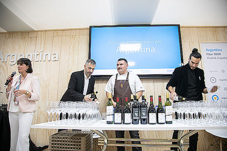 Argentina desplegó su oferta gastronómica en la tercera jornada de FITUR 2020