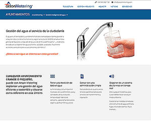 Arson Metering renueva su web sobre telelectura de contadores de agua