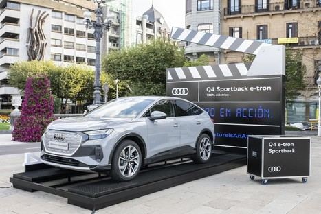 El Q4 e-tron brilla en el Festival de San Sebastián