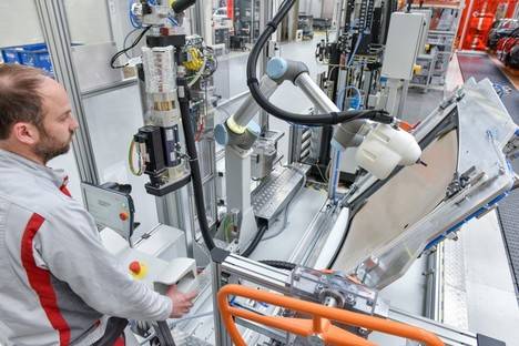 Cooperación en Audi entre humanos y robots