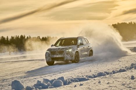 Último test de invierno del nuevo BMW iX1