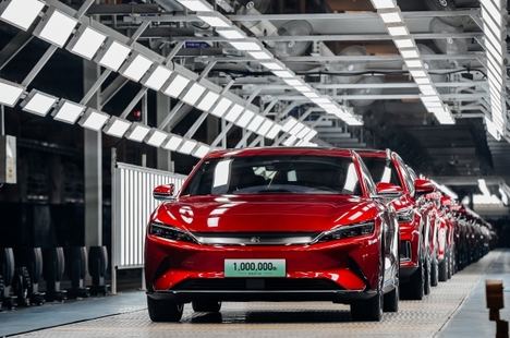 BYD alcanza los 5 millones de vehículos producidos
 
