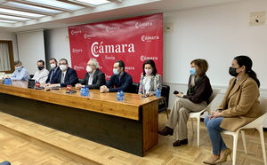 Alberto Santamaría y su equipo de la Cámara de Comercio hacen balance de la legislatura
