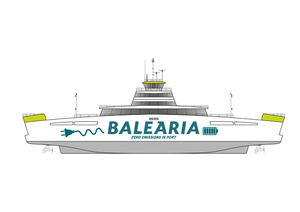 Baleària construye el primer barco eléctrico de 0 emisiones en las estancias y aproximaciones en puerto con uso experimental de hidrógeno