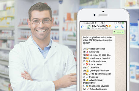Un farmacéutico de bolsillo disponible las 24 horas con Billy Farmabot