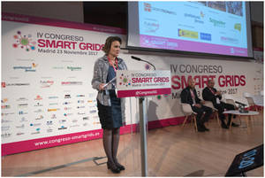 Blanca Losada, Presidenta de FutuRed, inauguró el IV Congreso Smart Grids 2017.