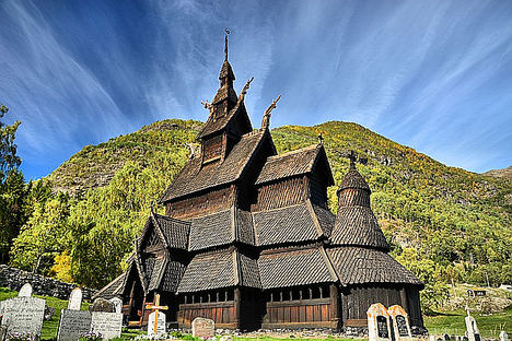 Borgund-Stavkirke, Iglesia.