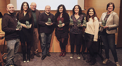 Los premiados.